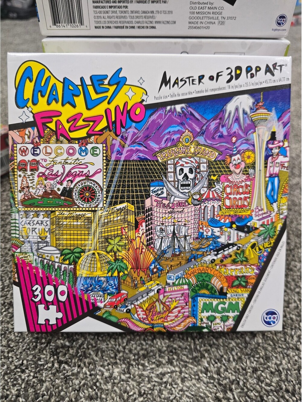 Charles Fazzino Master of 3D Pop Art 300 Piece Puzzle